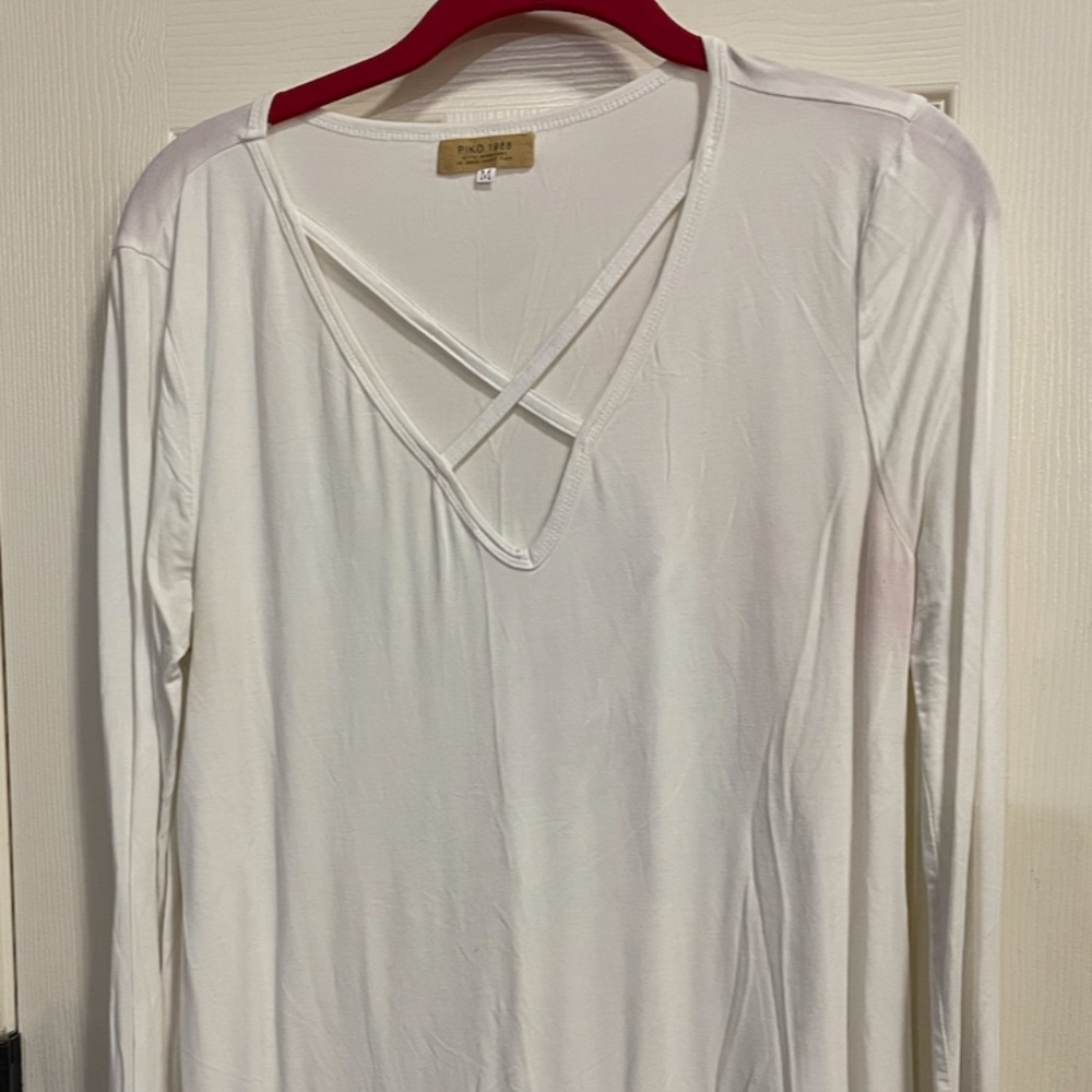 White Cotton PIKO Blouse